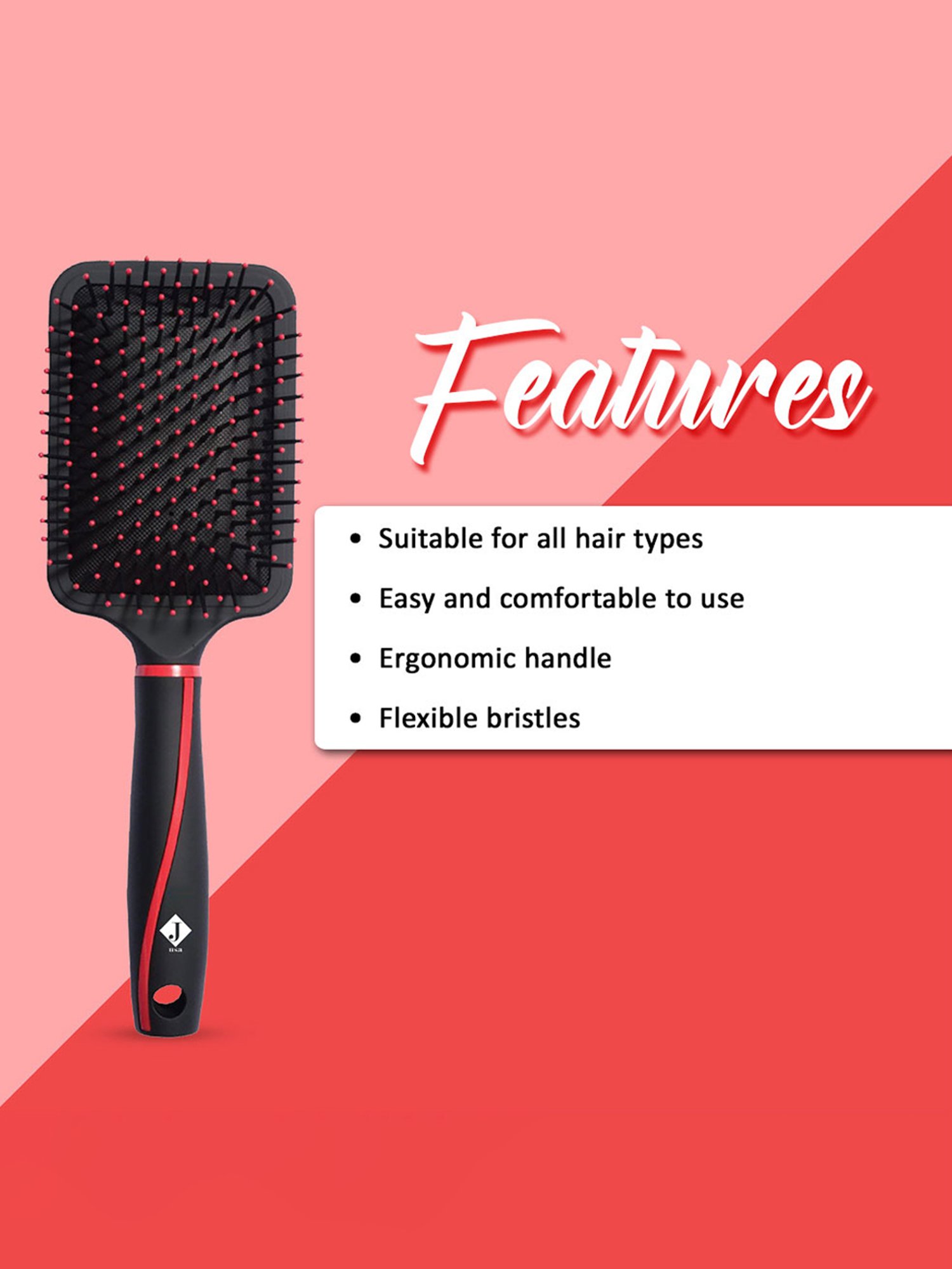 Jaquline USA Paddle Brush Large