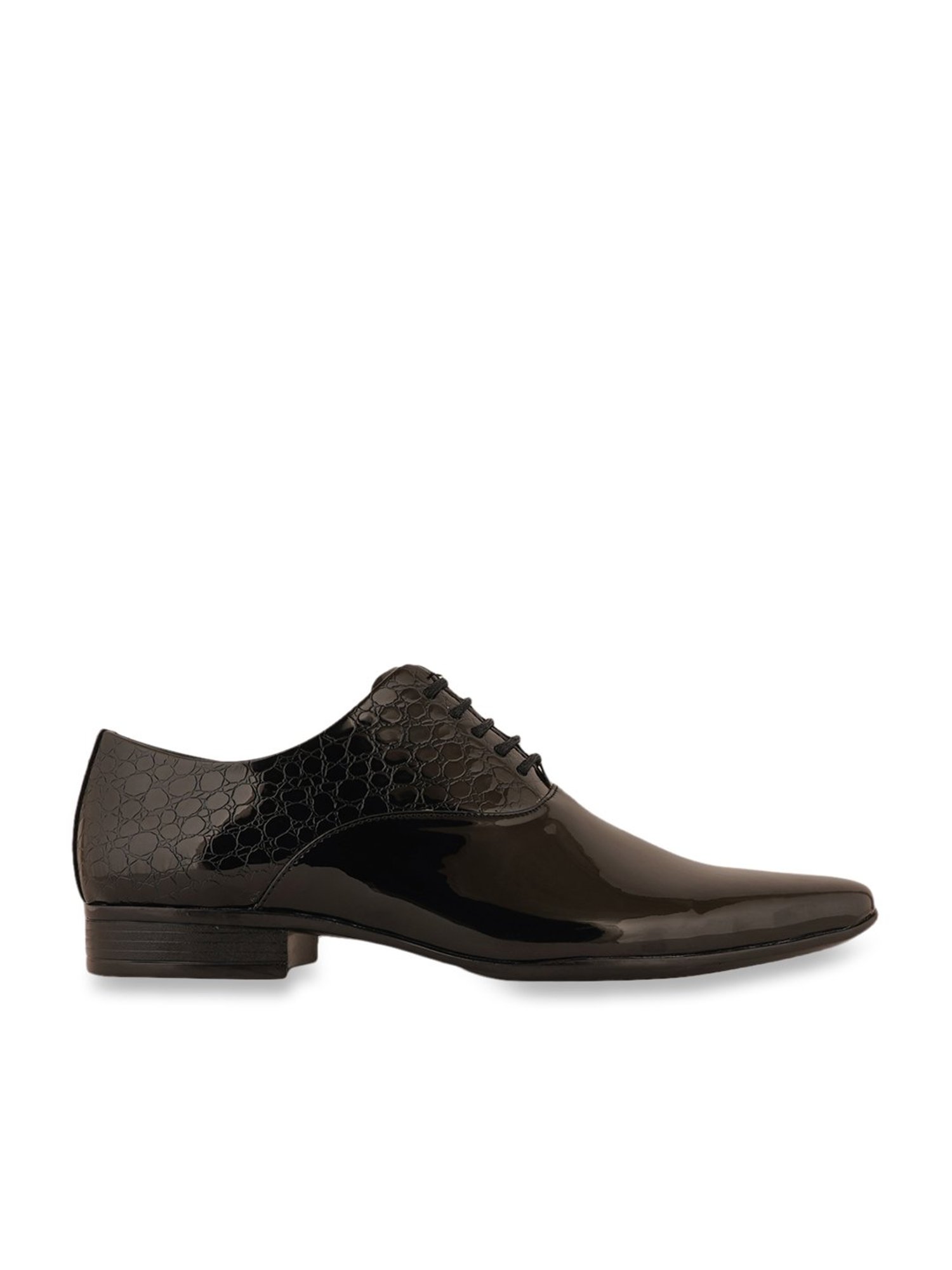 Pelle Albero Men's Black Oxford Shoes