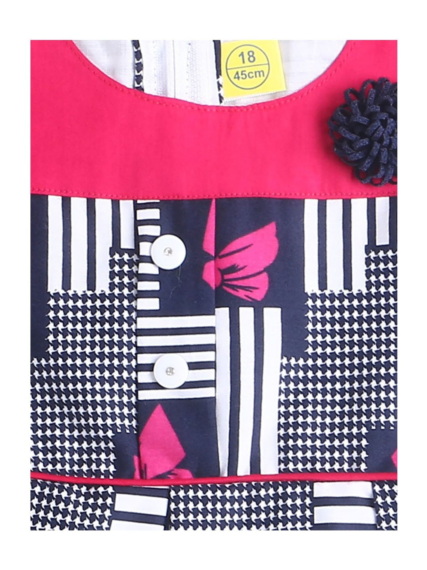 The Magic Wand Kids Multicolor Printed Dress