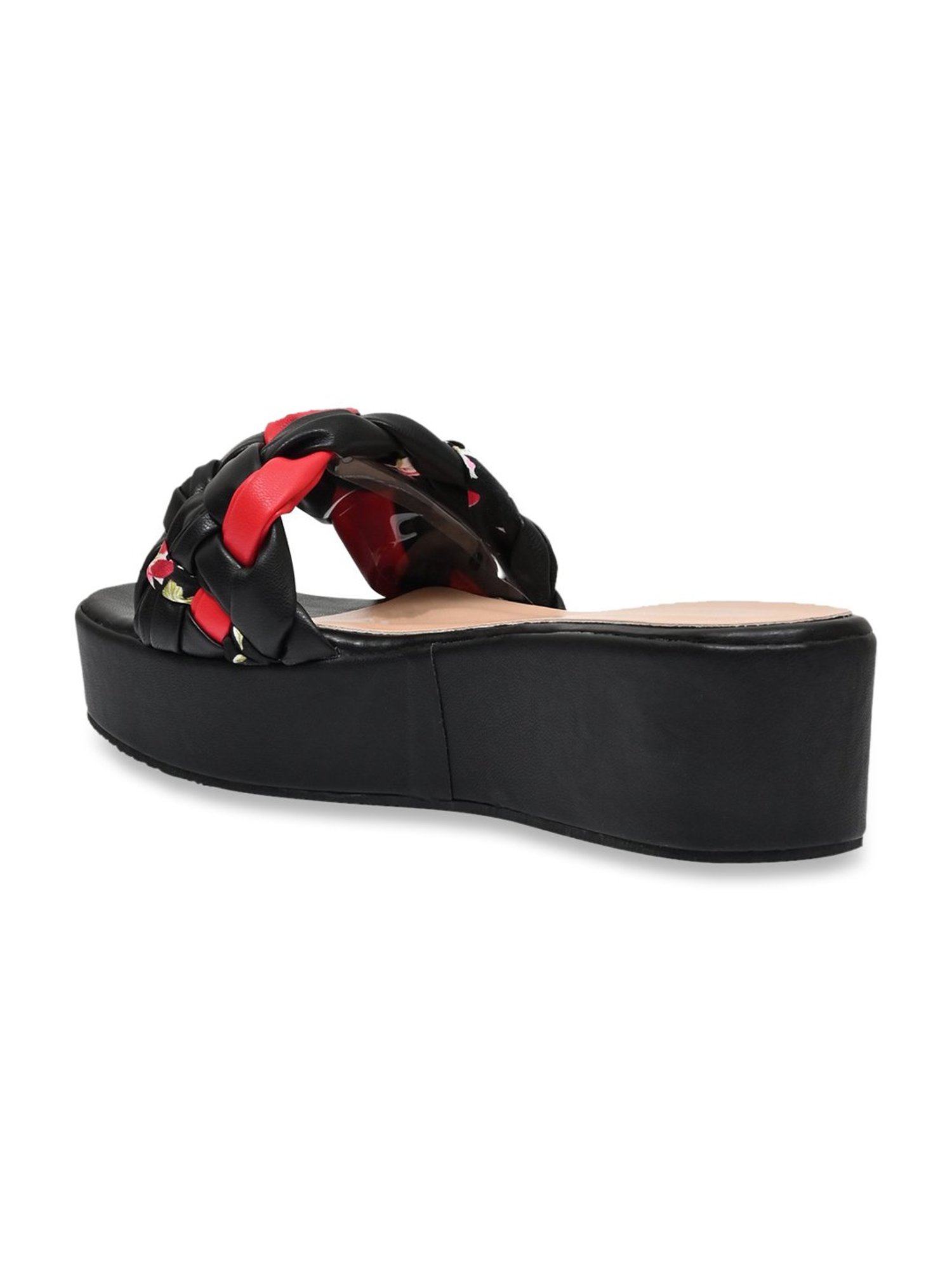 Jove Women's Black Casual Wedges