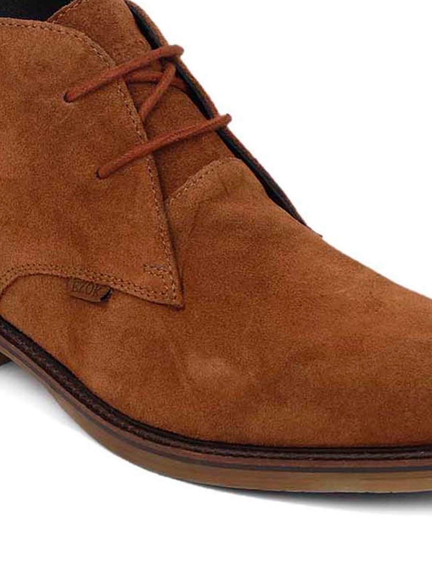 EZOK Men's Brown Chukka Boots