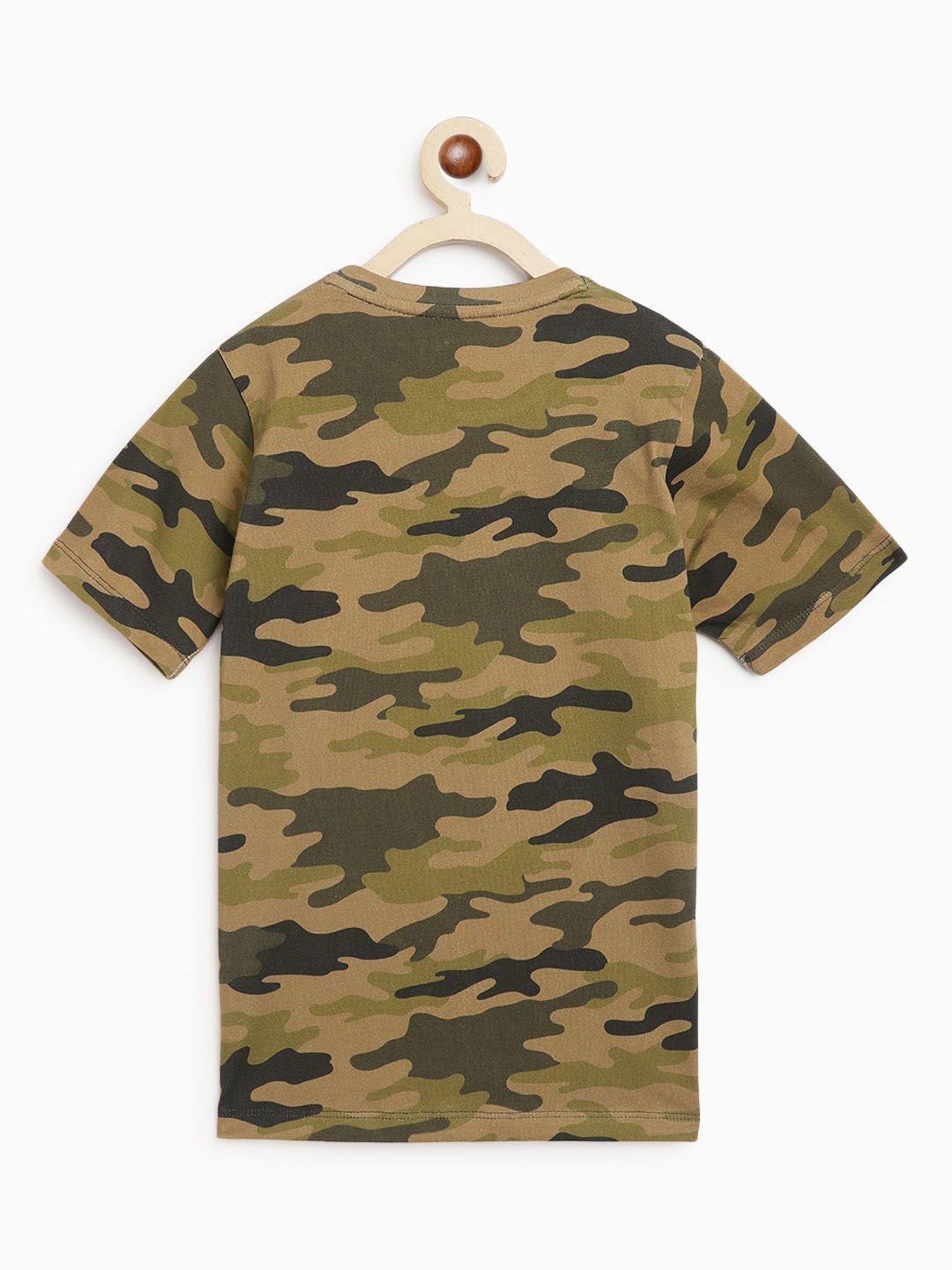 Campana Kids Olive & Khaki Camouflage T-Shirt