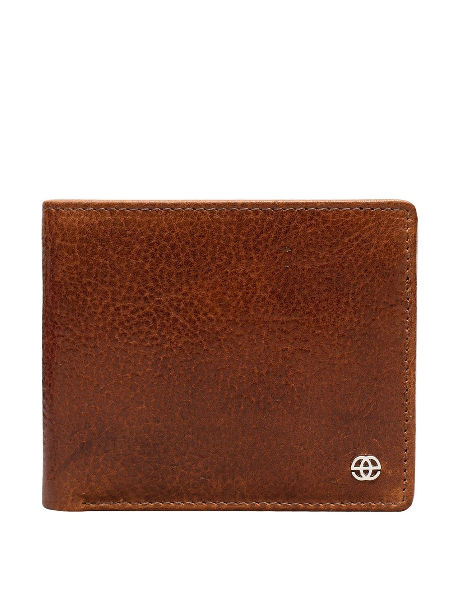 Eske Tan Solid Bi-Fold Wallet for Men