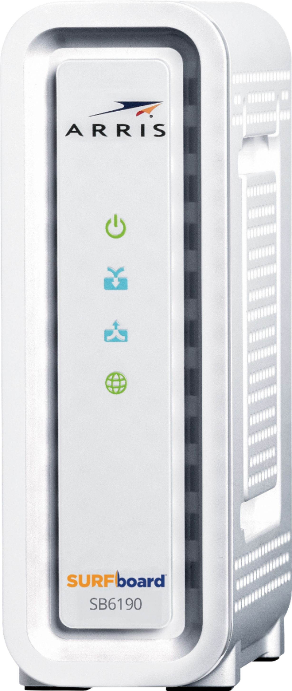 ARRIS - SURFboard 32 x 8 DOCSIS 3.0 Cable Modem - White (SB6190)