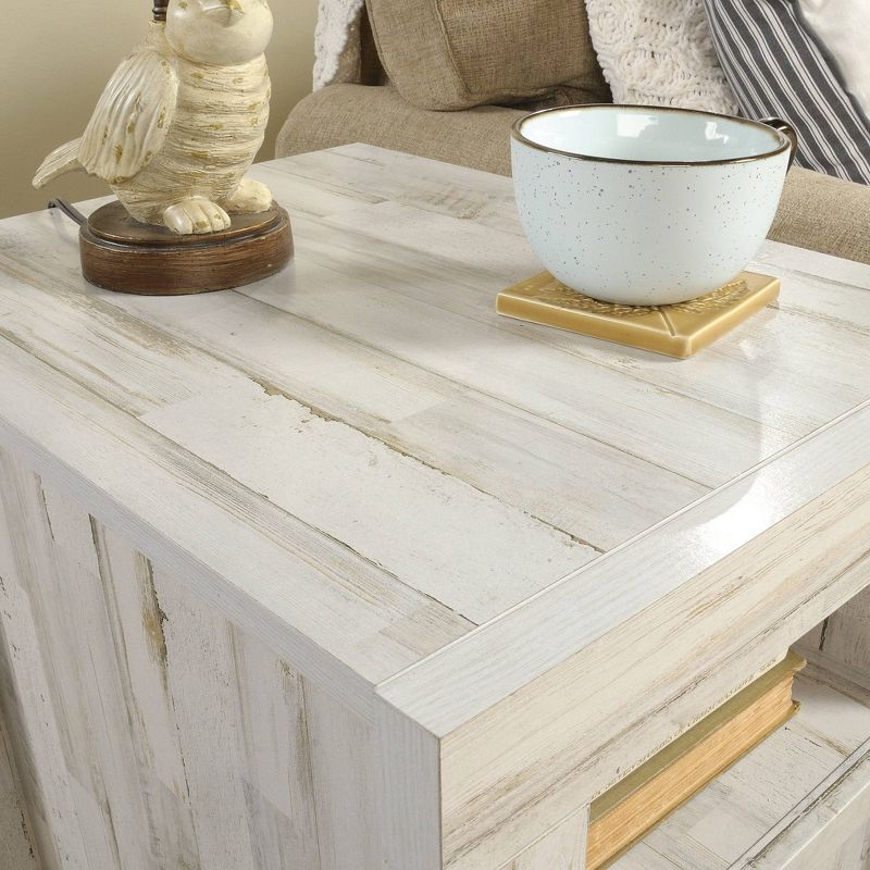 Dakota Pass End Table White Plank - Sauder