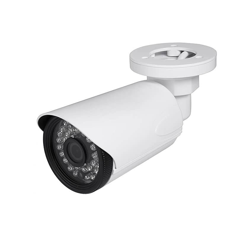 Outdoor Security IP Camera POE  H265 HD 3MP 1080P 2MP 36 LED Night Vision Motion Detection Waterproof Bullet Camera ONVIF P2P CCTV Cam with IRCut Surveillance SystemI6038P White