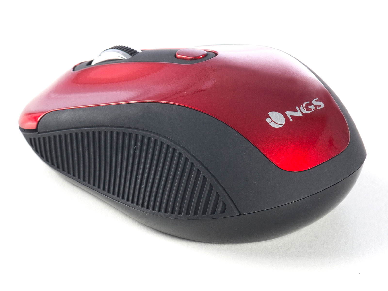 NGS 2.4Ghz Wireless Optical Mouse 3 Buttons, NGS Haze Color Red Model HAZERED
