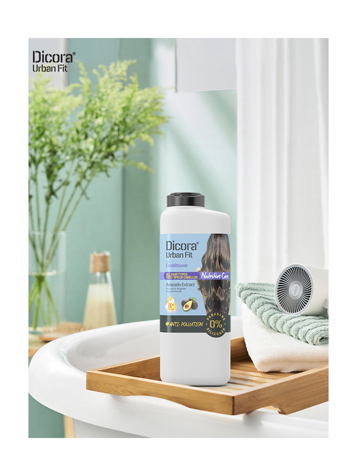 Dicora Urban Fit Conditioner for All Hair Types - 400 ml