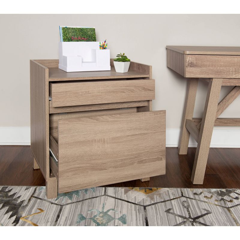 Union & Scale 2-Drawer Ver File Cab, Mobile/Ped, Let/Leg, 21 UN56949