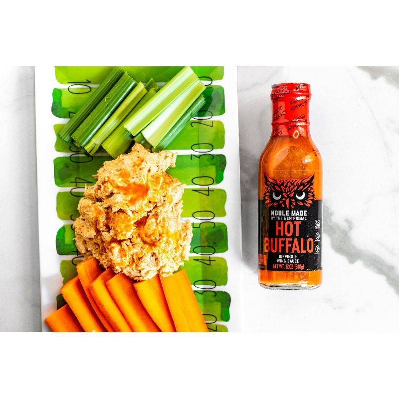 Noble Made by The New Primal Hot Buffalo Sauce - 12oz