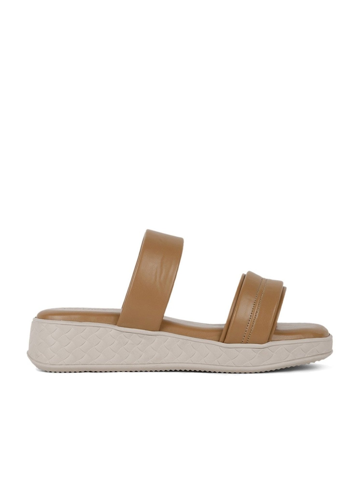 Iconics Women's Camel Casual Wedges