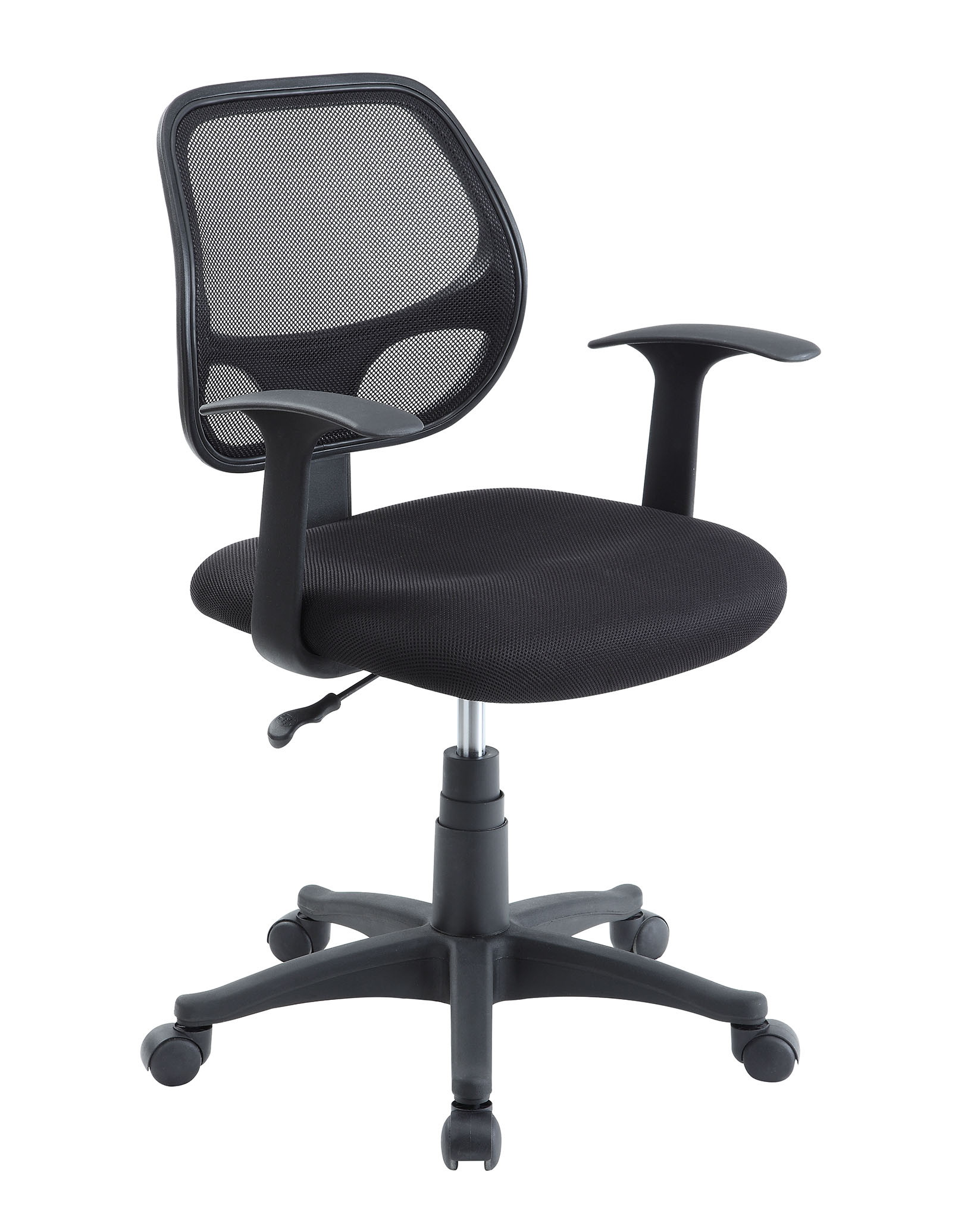 Mesh Office Chair with Arms, Black