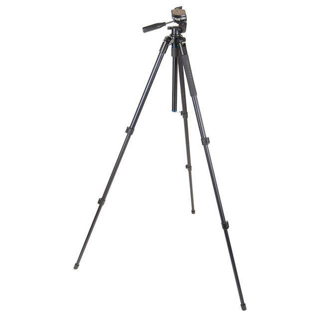 Slik Pro AL-323DX Tripod with SH-705E 3-Way Pan Head, 8.8 lb Capacity #613-357