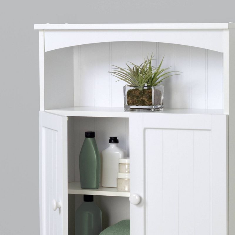 Country Cottage Space Saver 2 Doors Wood White - Zenna Home