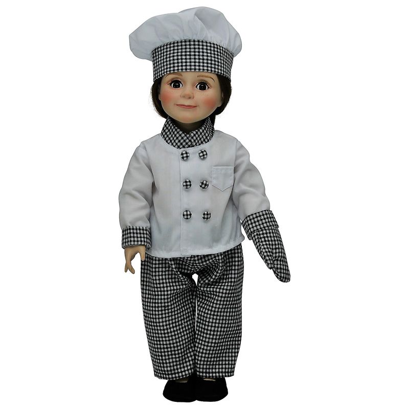 The Queen's Treasures 18 Inch Doll Clothes & Accessories 16 Piece Chef Set With Kitchen & Baking Tools