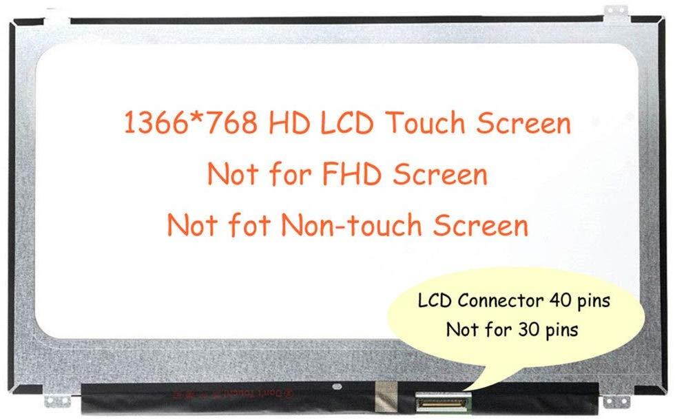 15.6" 1366x768 LCD LED Touch Screen Digitizer Assembly Replacement for HP 15-F222WM