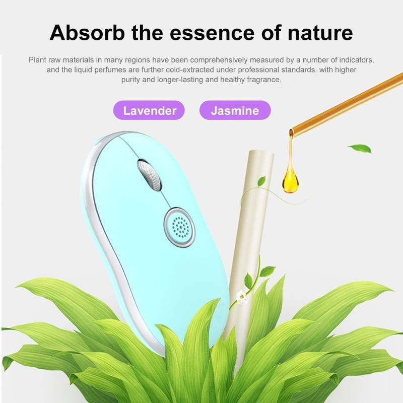 T31 Aromatherapy Wireless Laptop Desktop Computer Office Fashion Mouse for Girls