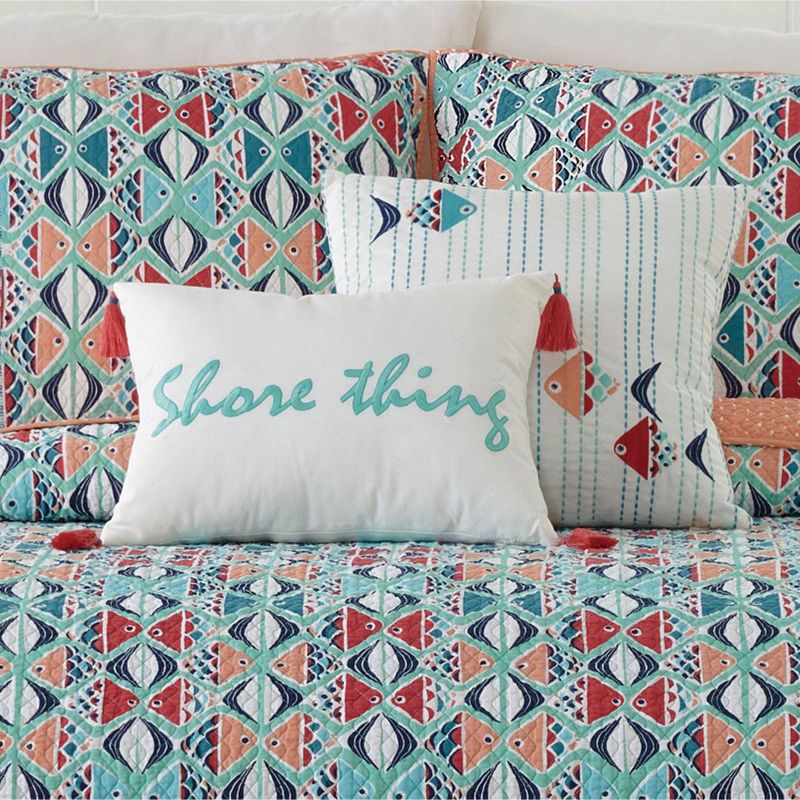 16"x16" Go Fish Decorative Throw Pillow - Vera Bradley