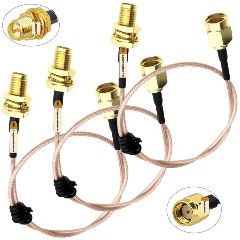 AOER UHF Female Jack to BNC Male Plug RF Coaxial Adapter Connector