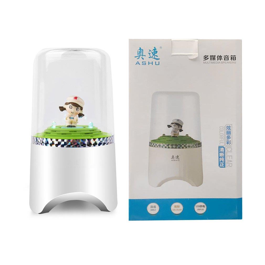 AS103 Mini Bluetooth Speaker Innovative Cartoon Speaker USB Desktop Speaker
