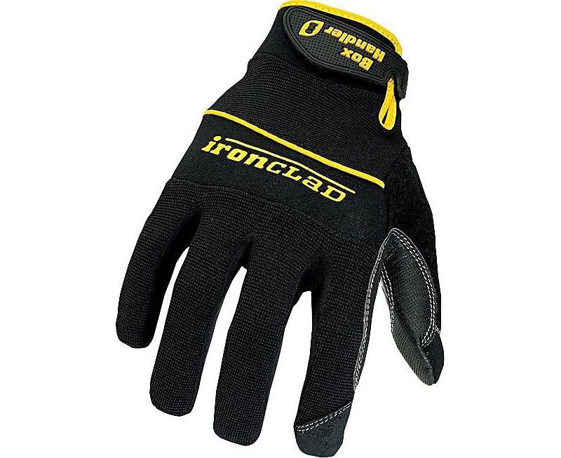 Ironclad Box Handler Gloves, Black, Extra-Large BHG-05-XL