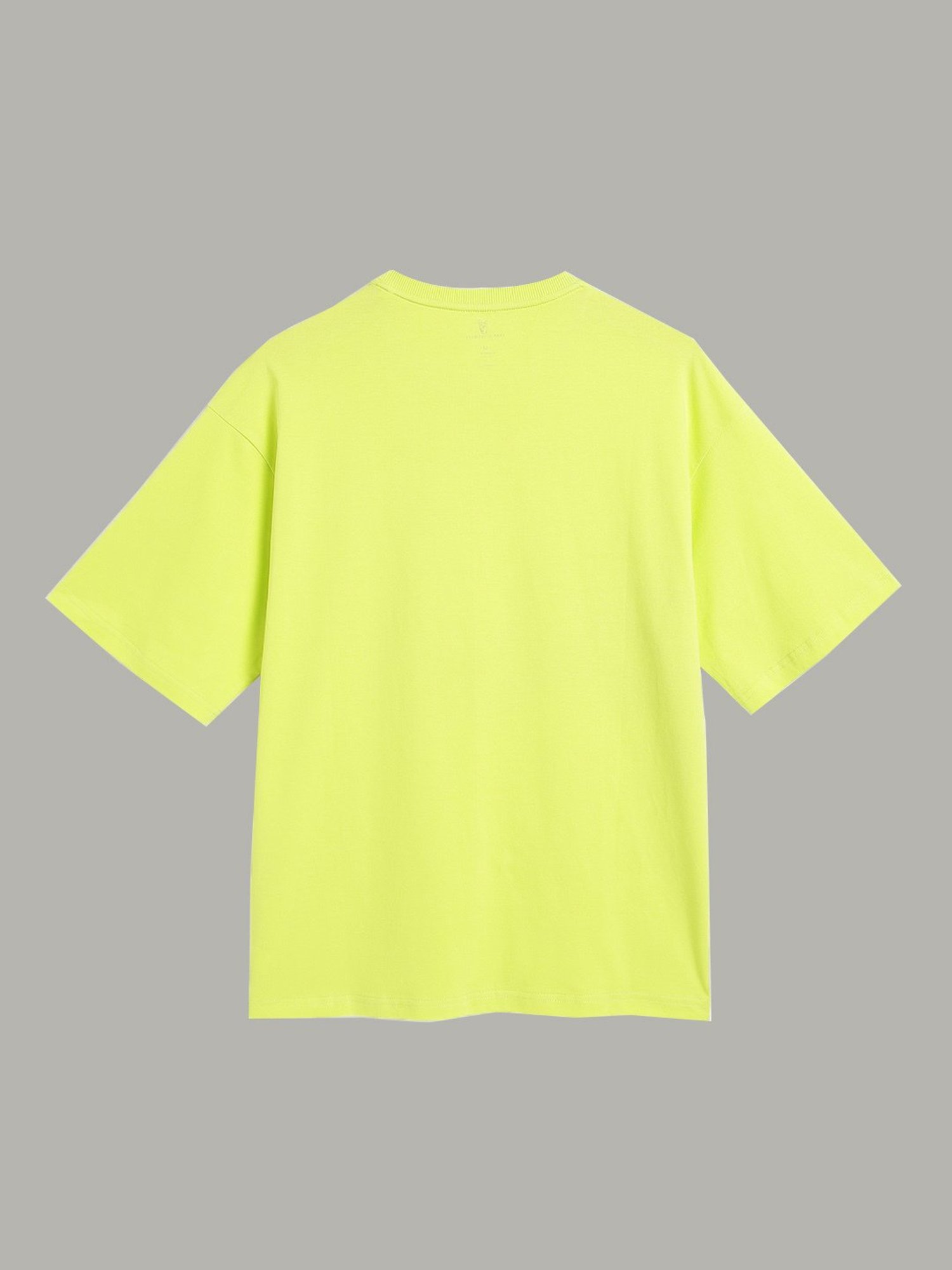 Free Authority Green Loose Fit Printed T-Shirt