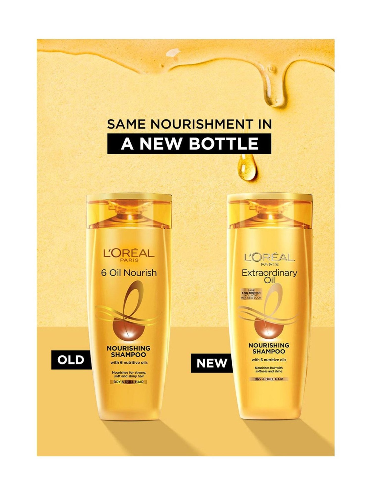 L'Oreal Paris Extraordinary Oil Nourishing Shampoo for Dry & Dull Hair - 180 ml