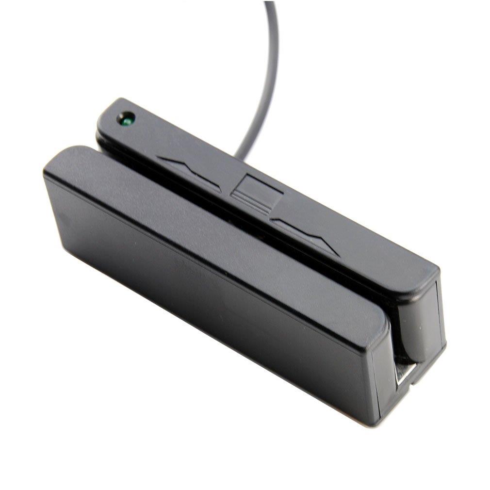 Deftun USB 3-Track Magnetic Stripe Credit Card Reader Magstripe Scanner Swipe