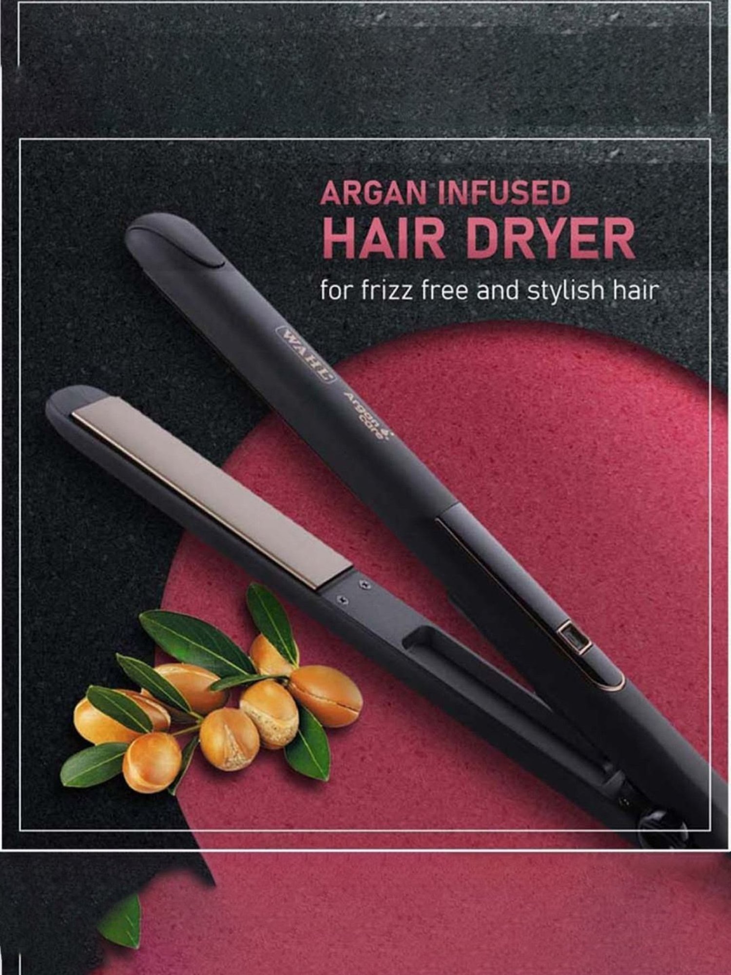 Wahl ArganCare WCHS6-1524 Hair Straightener (Black)
