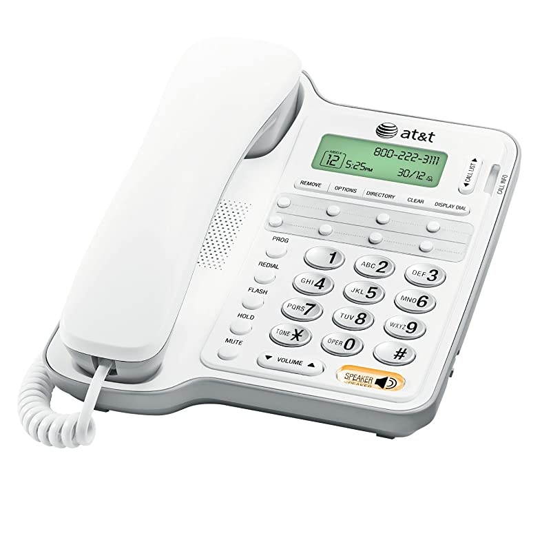 CL2909 Corded Speakerphone with caller IDcall waiting White