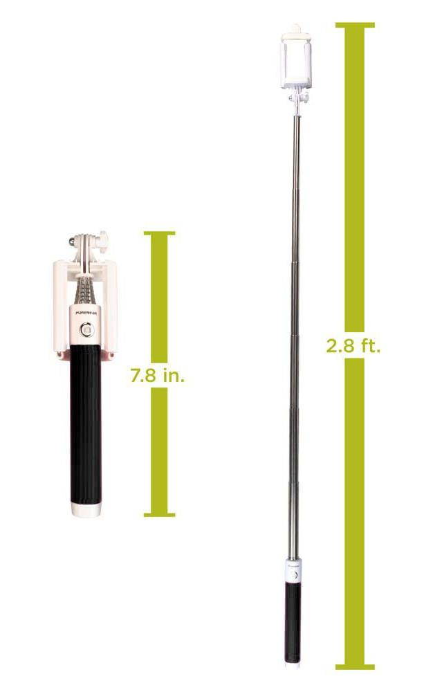 99569PG Universal Bluetooth Selfie Stick Blk/Whte