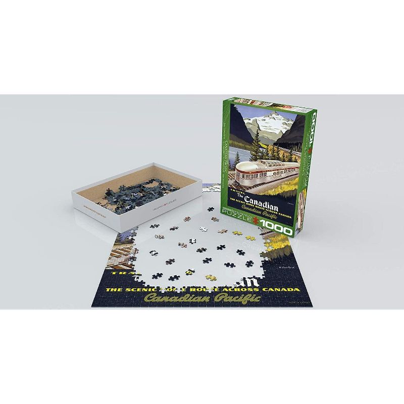 Eurographics Inc. CP Rail The Canadian 1000 Piece Jigsaw Puzzle