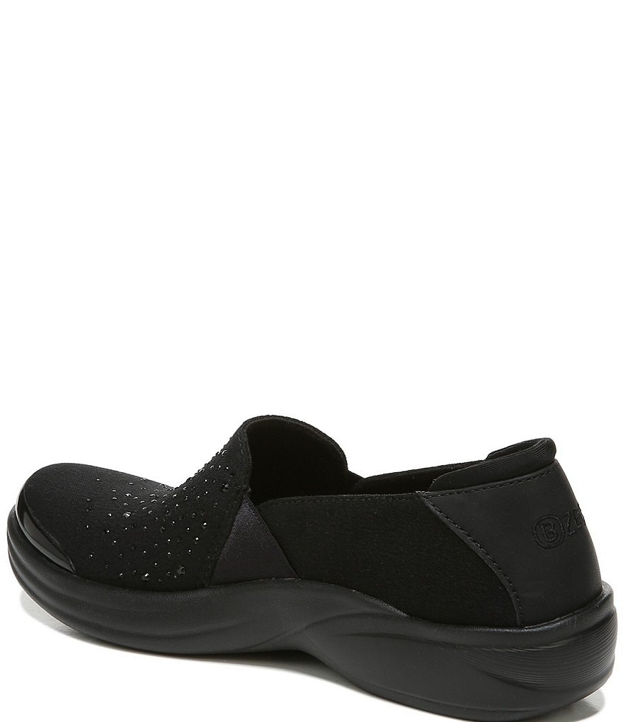 Bzees Poppyseed Rhinestone Slip-On Mesh Washable Shoes