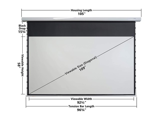 ELUNEVISION 109IN 1610 TAB-TENSIONED