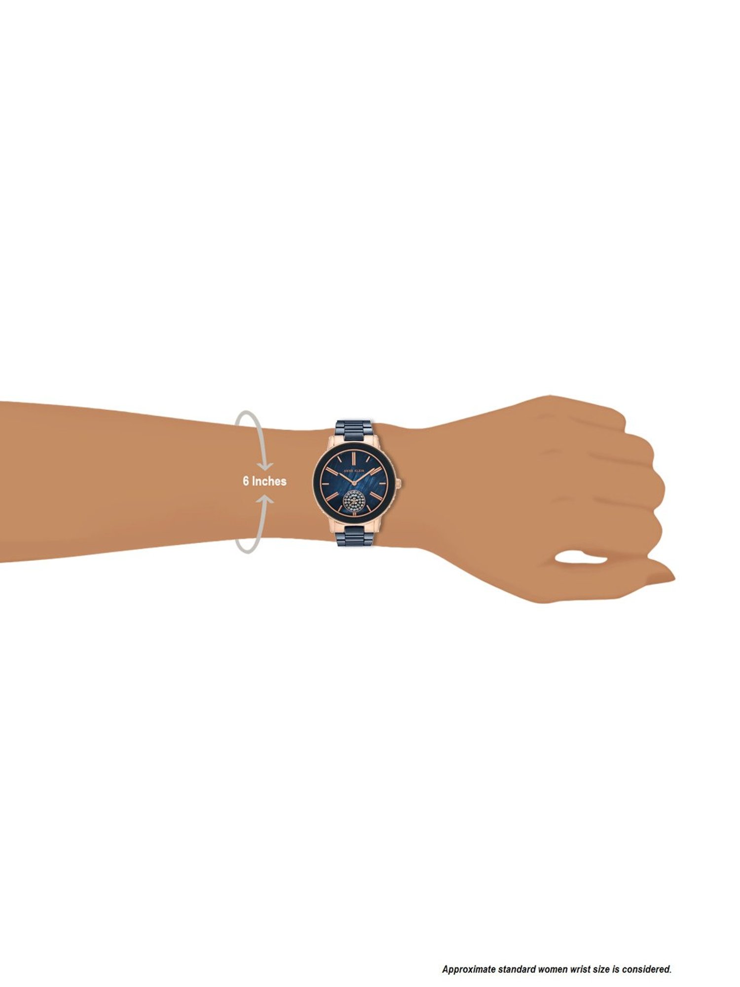 Anne Klein NDAK3502NVRG Analog Watch for Women