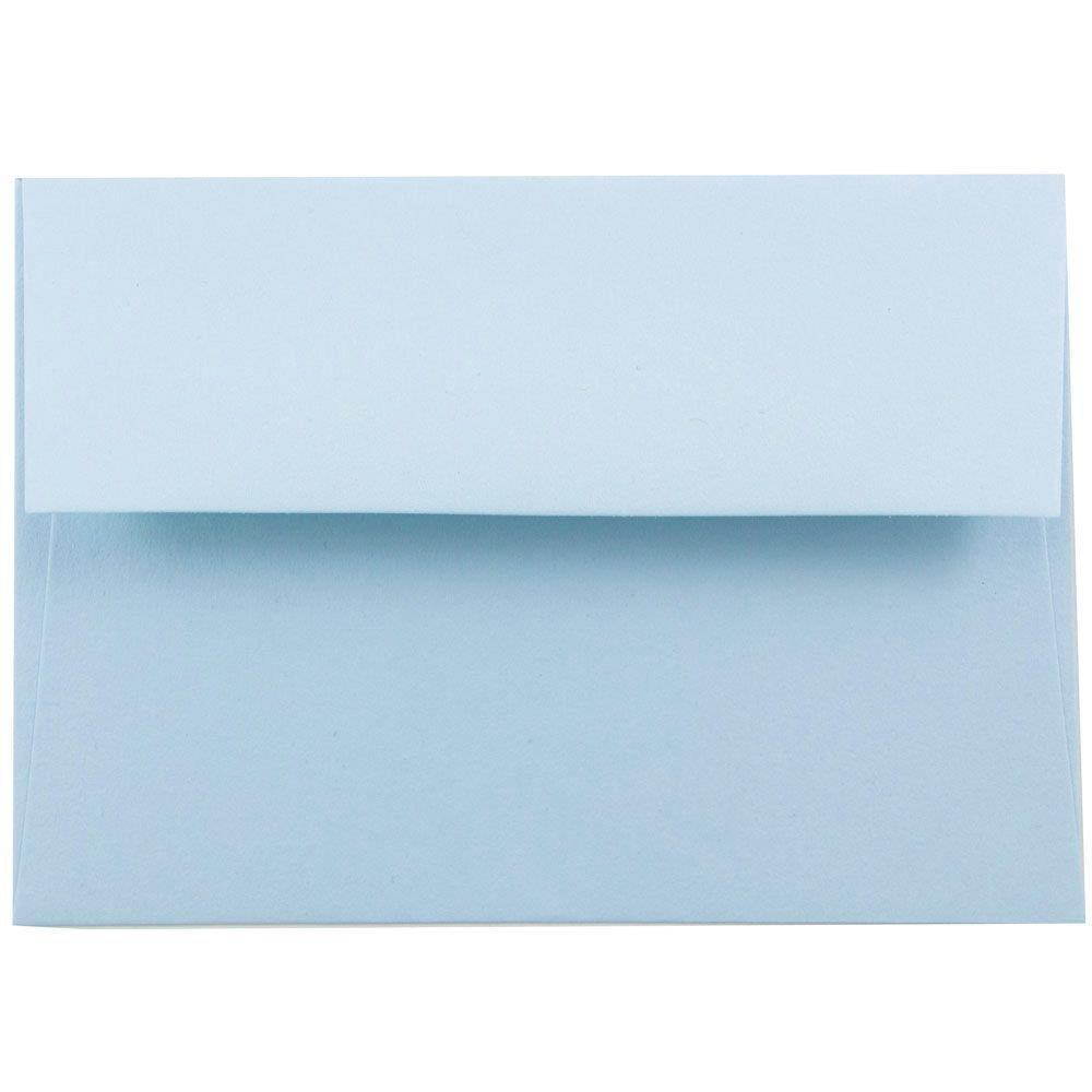 JAM PAPER A7 Premium Invitation Envelopes - 5 1/4 x 7 1/4 - Baby Blue - 25/Pack