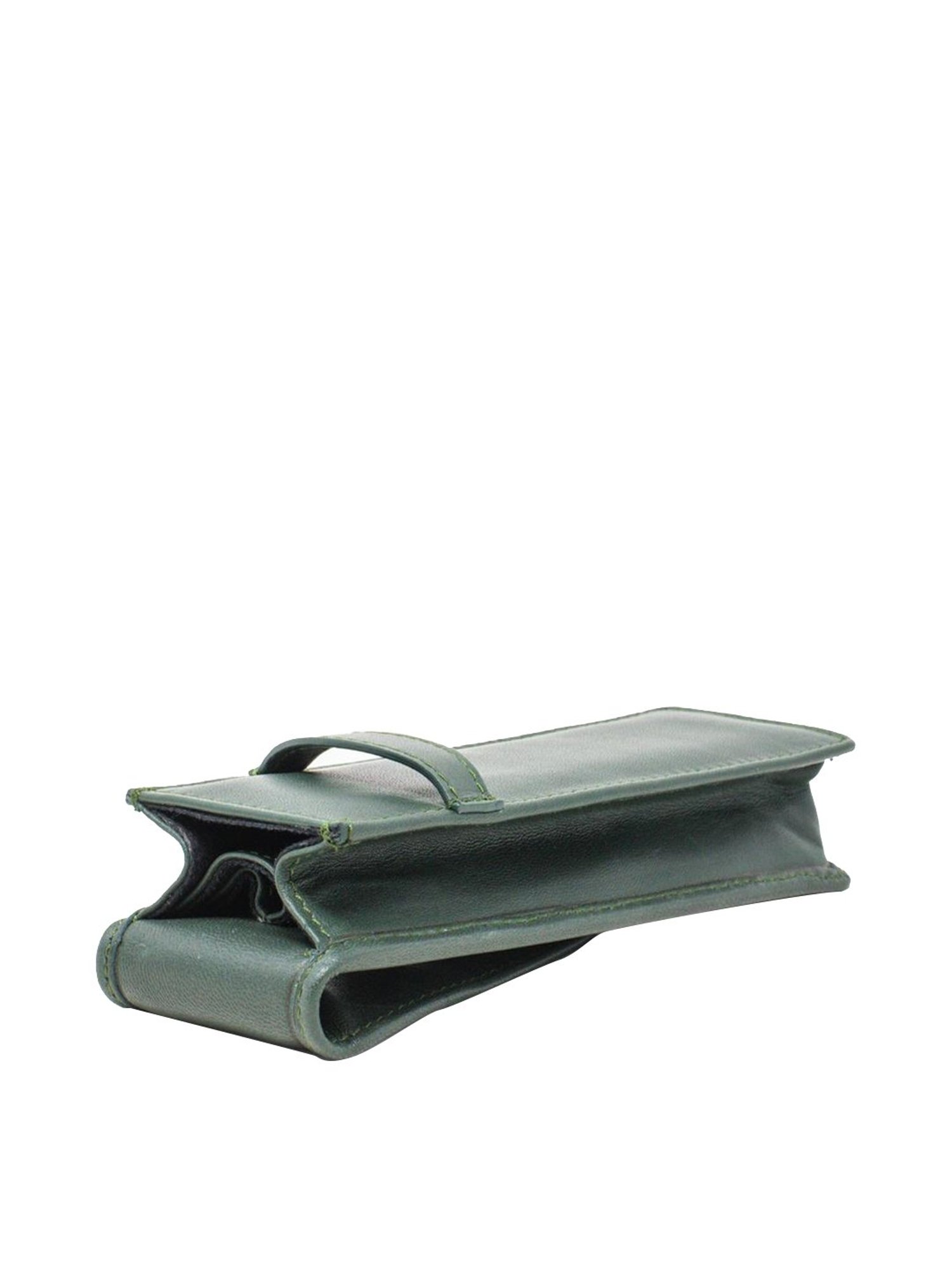 Tohl Kirov Green Casual Leather Bi-Fold Wallet,Keychain & Pen Holder Set for Men