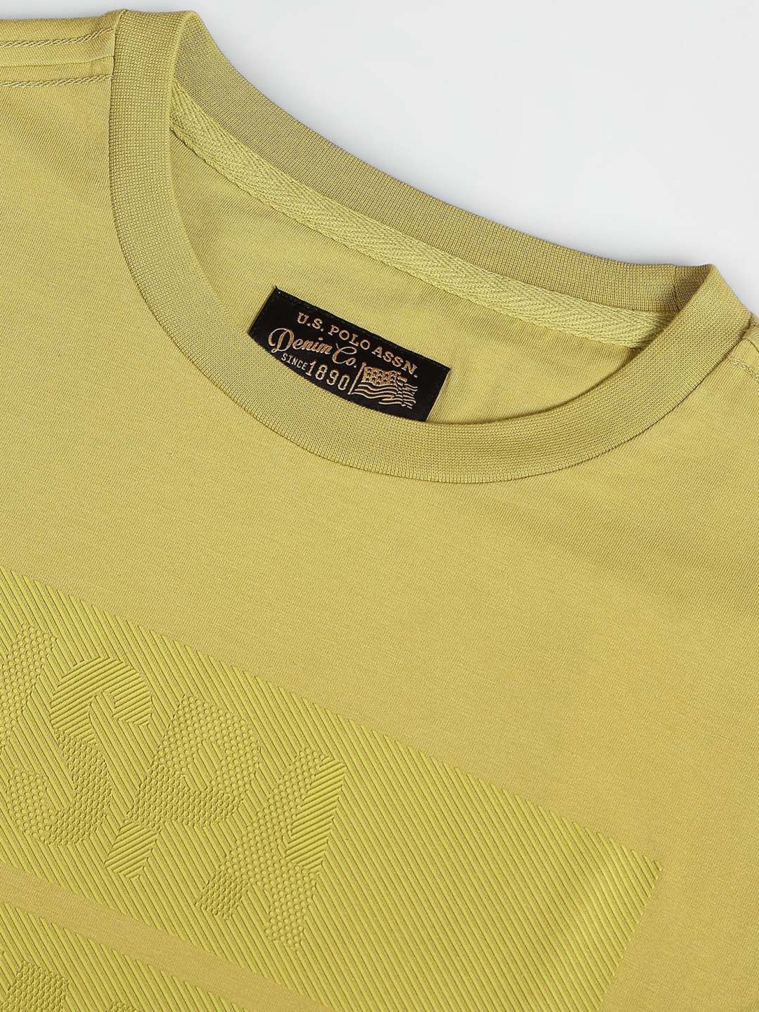 U.S. Polo Assn. Denim Co. Light Green Muscle Fit T-Shirt