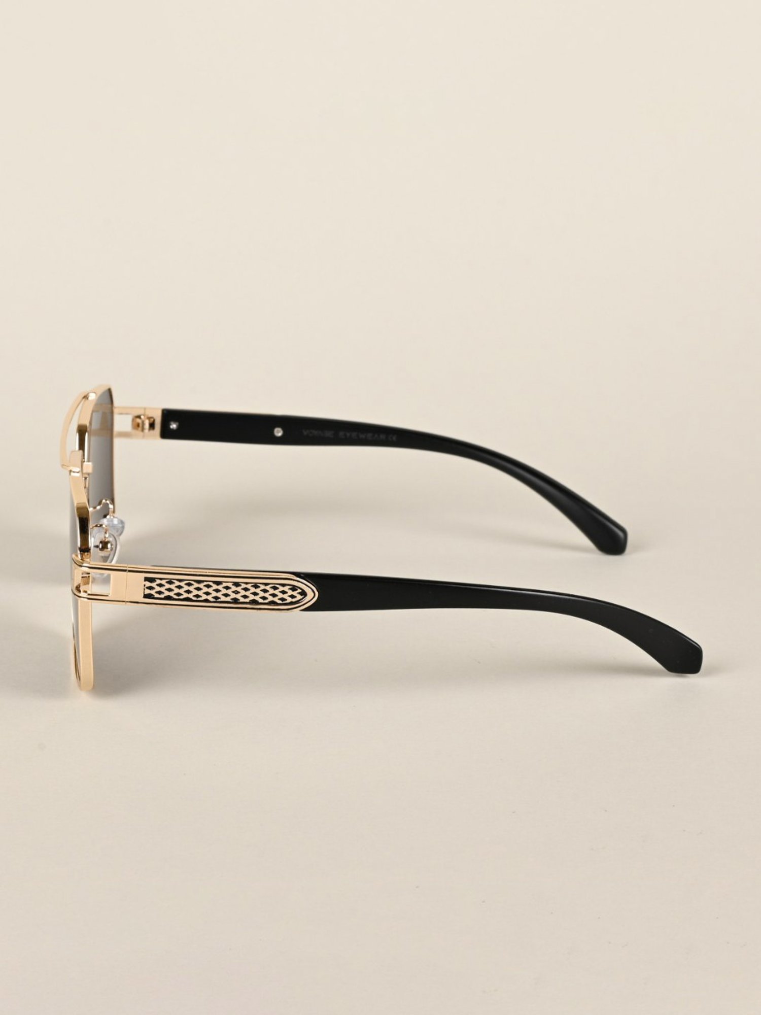 Voyage Black Wayfarer UV Protection Unisex Sunglasses