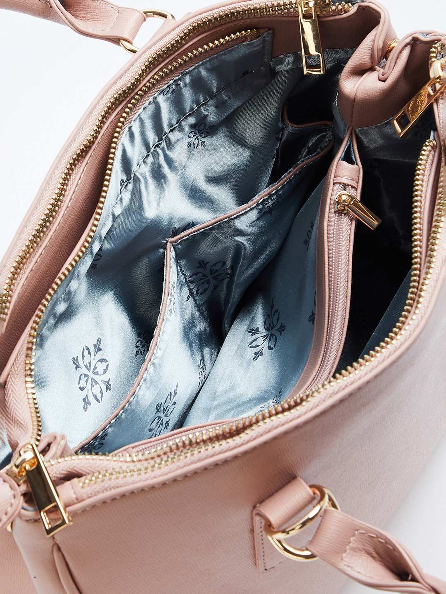 Code by Lifestyle Pink Solid Handbag