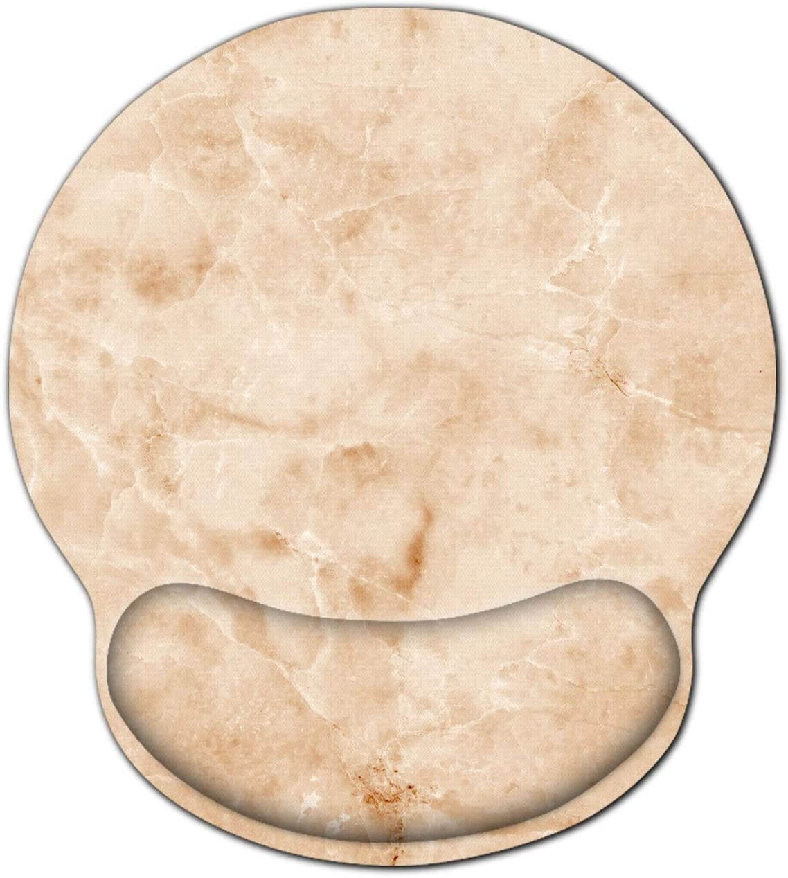 Meffort Inc Mouse Pad with Wrist Rest Support & Non-Slip Base, Durable Ergonomic Gaming Mousepad - Marble 2