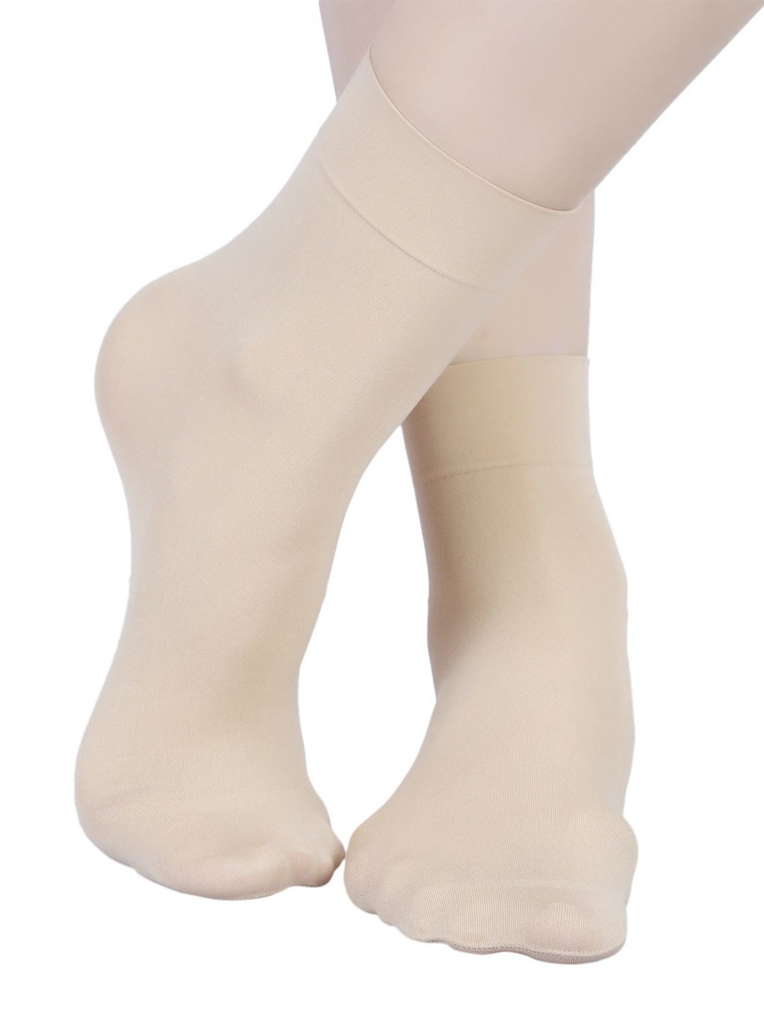 NEXT2SKIN Black Nylon Ankle Length Opaque Socks (Pack of 3)