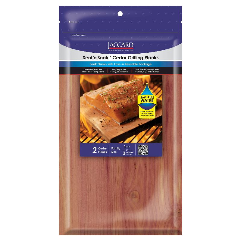 3pk Seal 'n Soak Cedar Grilling Planks - Jaccard