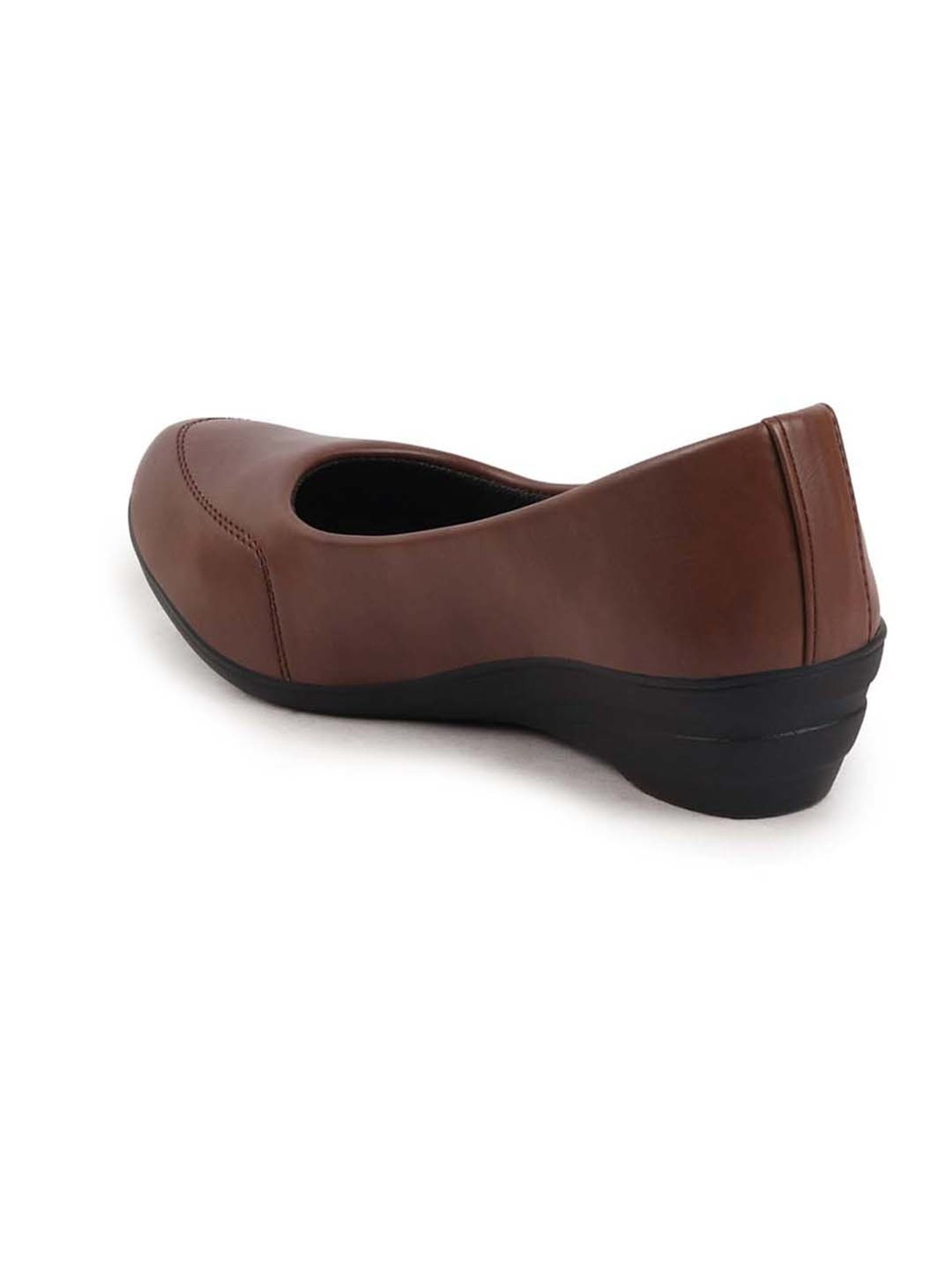 Fausto Women's Brown Wedge Ballets
