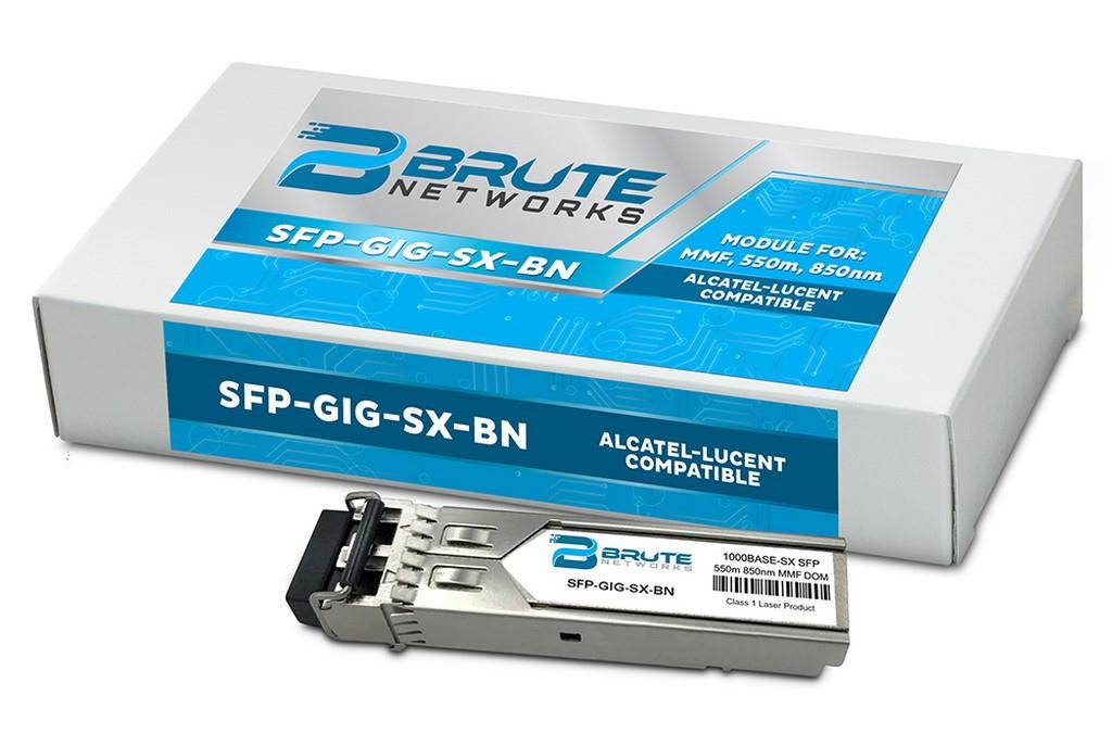 Alcatel-Lucent SFP-GIG-SX - 1000BASE-SX 550m MMF 850nm SFP (100% Compatible)