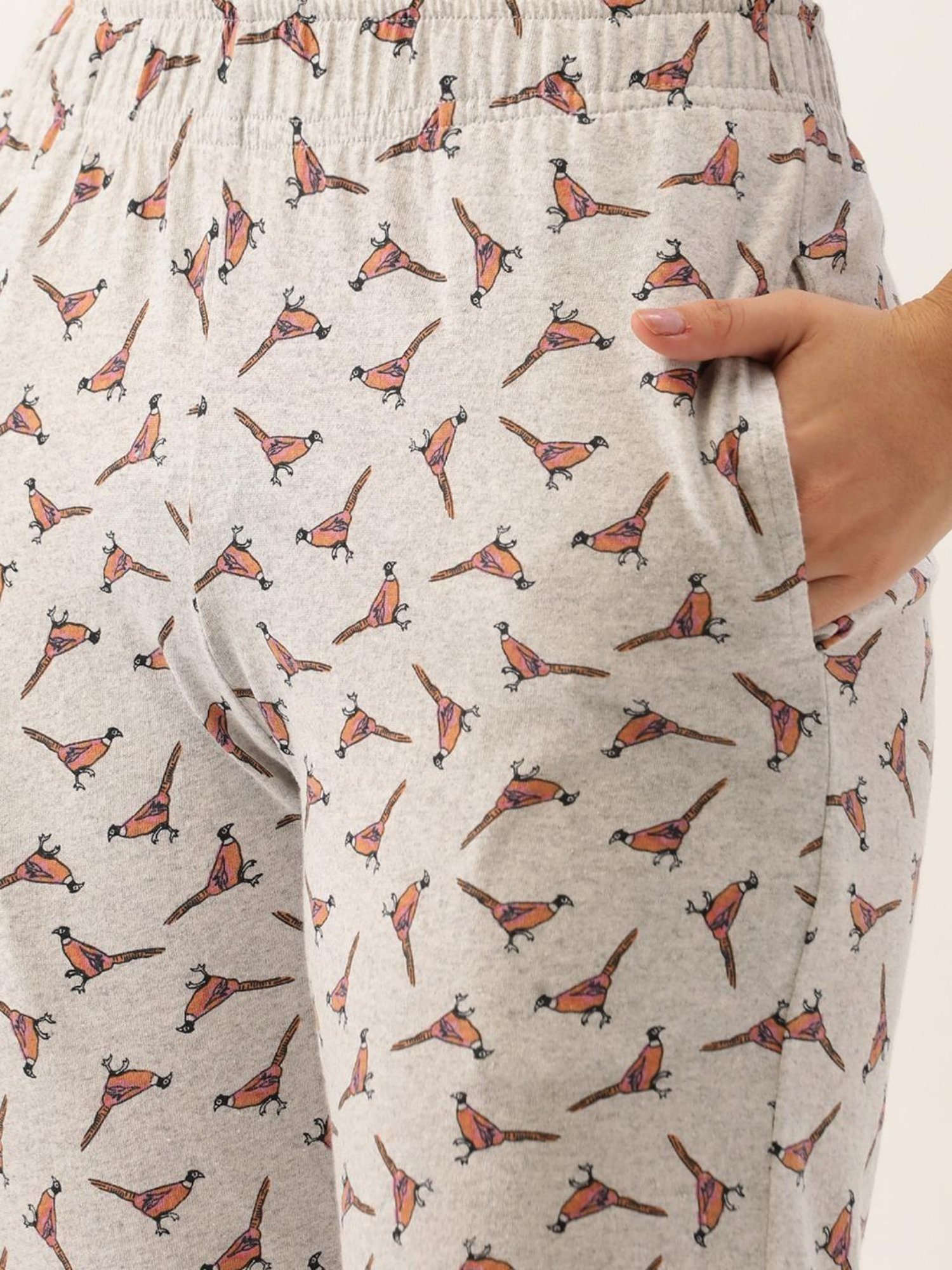 Clt.s Pink Graphic Print Capri Set