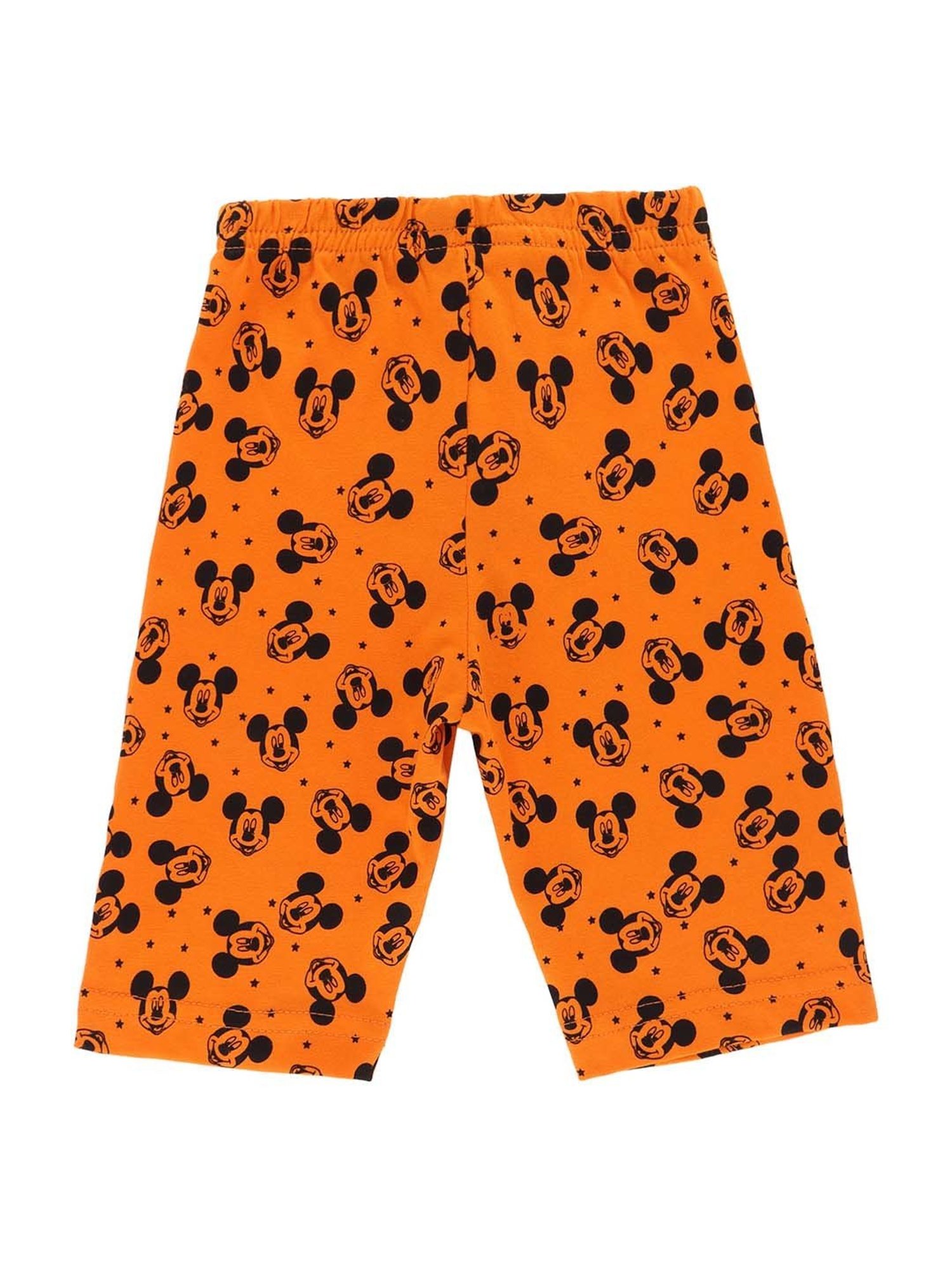 Bodycare Boys Orange & Navy Cotton Printed Capri (Pack of 2)