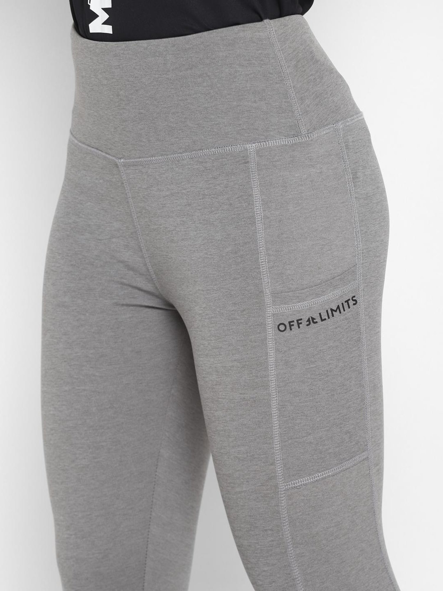 OFF LIMITS Grey Tights