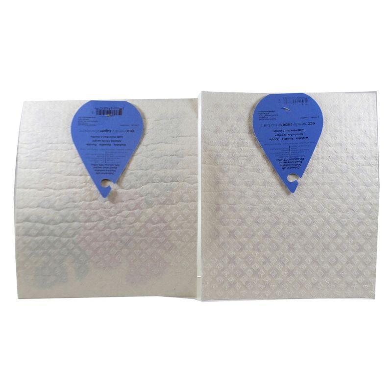 Swedish Dish Cloth 7.75" Happy Hibiscus & Red Dots Absorbant Cleaning Cloth  -  Dish Cloth