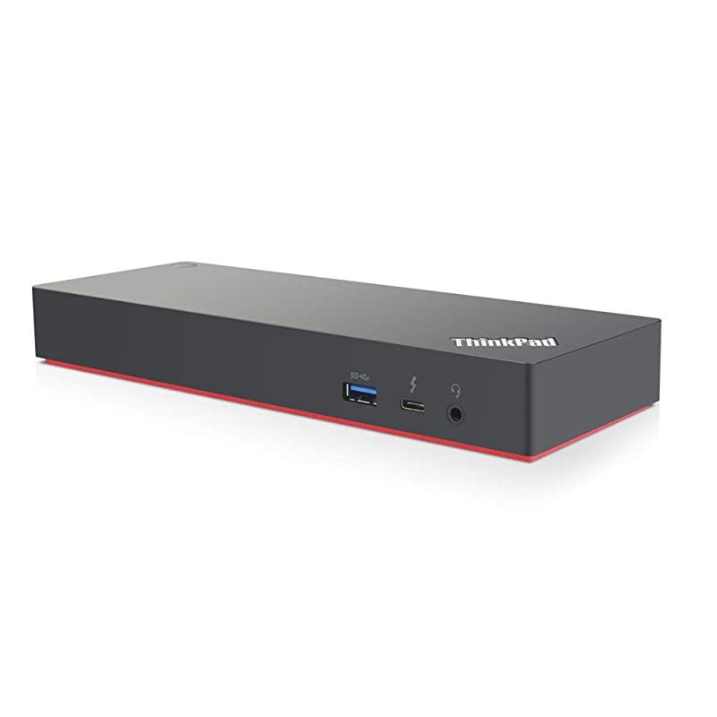 ThinkPad Thunderbolt 3 Dock Gen 2 135W 40AN0135US Dual UHD 4K Display Capability 2 HDMI 2 DP USBC USB 31 Black